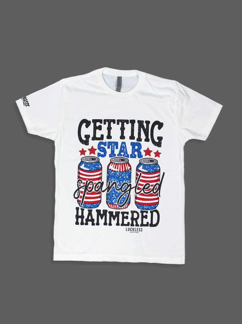 Load image into Gallery viewer, Star Spangled Hammered Tee

