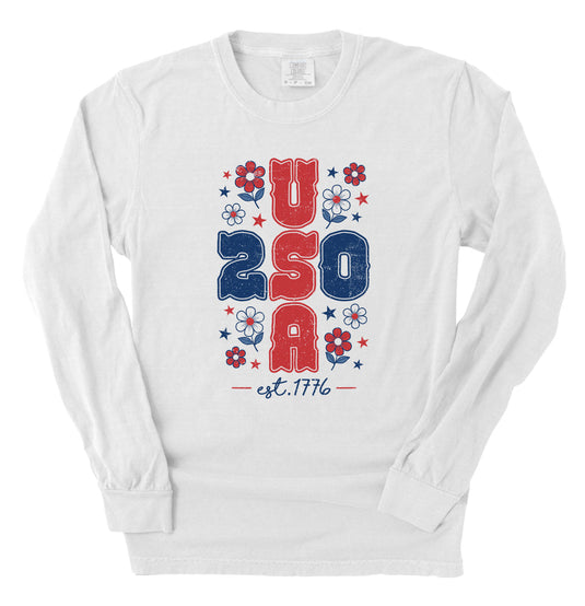 Red, White & Bloom (Front Print)