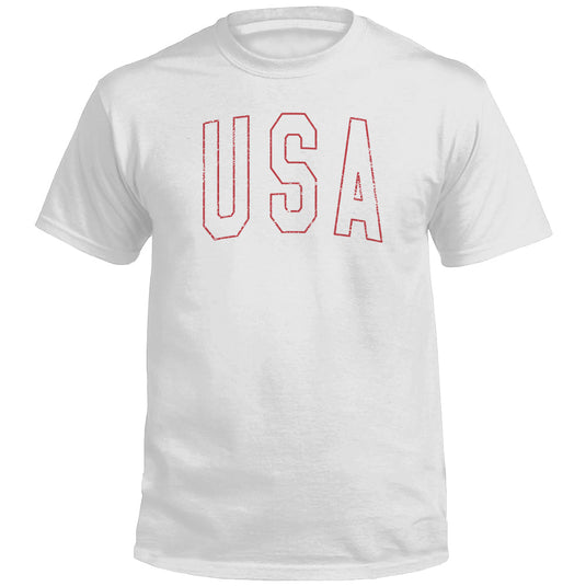 USA Collegiate Solid White (Front)