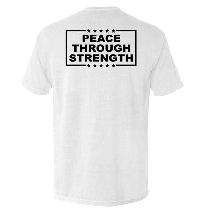 Load image into Gallery viewer, Peace Through Strength White
