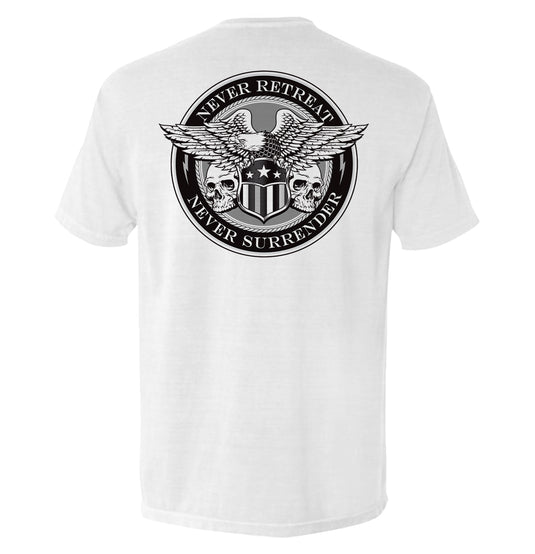 Never Retreat Never Surrender Skulls