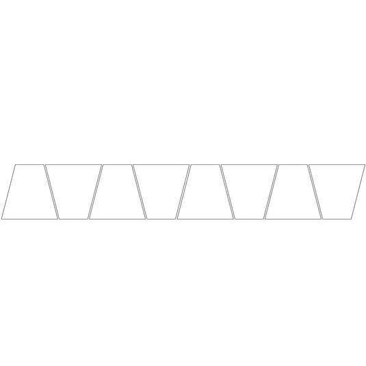 WHITE REFLECTIVE HELMET (TET) TETRAHEDRON 8 PACK