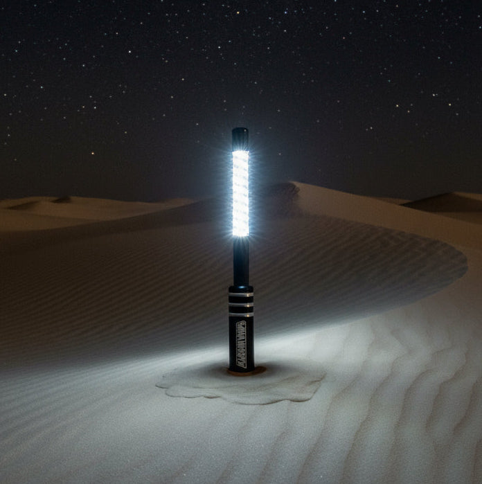 Load image into Gallery viewer, V2 Black Out LED Whip Set: The Ultimate Stealth
