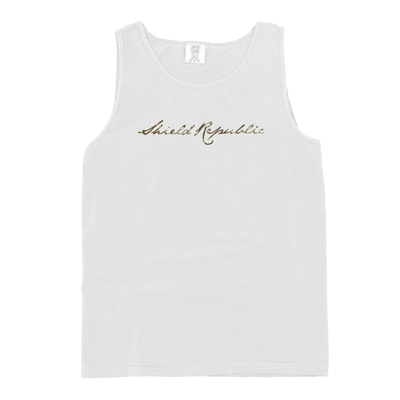 Load image into Gallery viewer, Shield Republic Duck Camo Script (Front)
