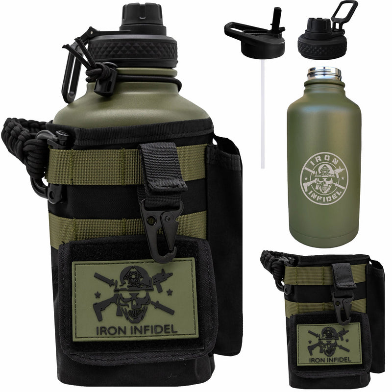 Load image into Gallery viewer, 64oz Battle Bottle Water Bottles
