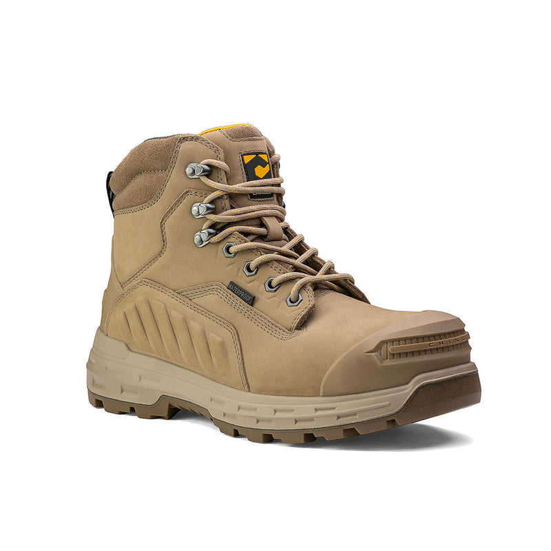Load image into Gallery viewer, Wildwood 6” Waterproof Composite Toe Boot - Stone - Made in USA
