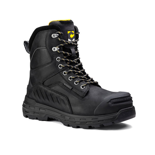 Wildwood 8” Waterproof Composite Toe Black Boot - Made in USA