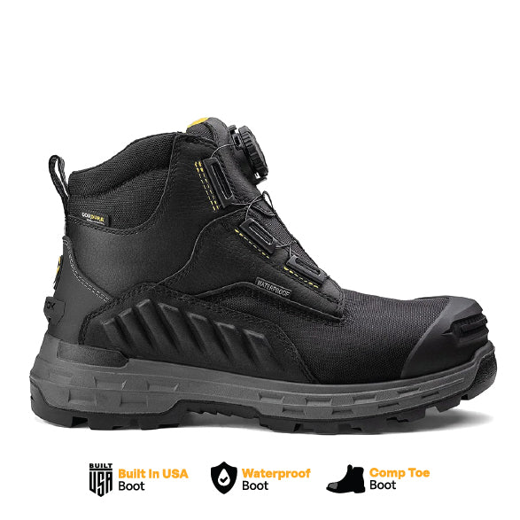 Load image into Gallery viewer, Wildwood 6” Composite Toe Turbolace™ Work Boot - Black - Made in USA
