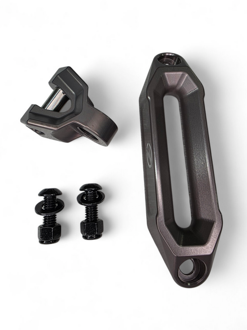 Load image into Gallery viewer, Elektric Offroad Designs UTV Winch Fairlead and Hook (Gunmetal)
