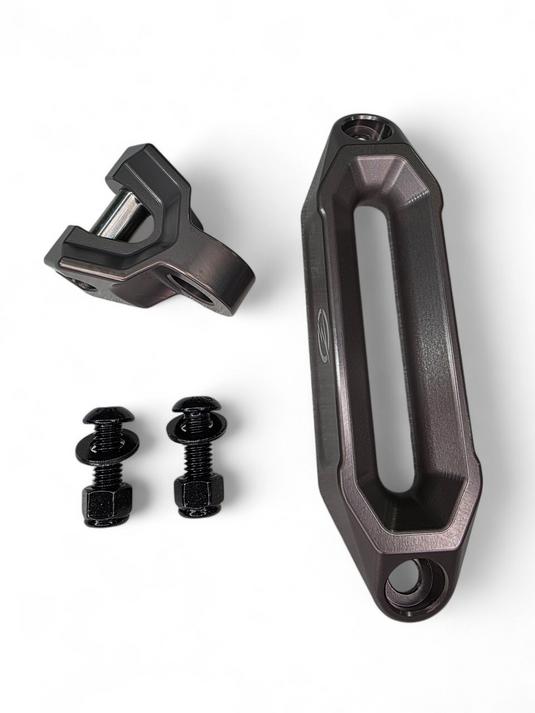 Elektric Offroad Designs UTV Winch Fairlead and Hook (Gunmetal)