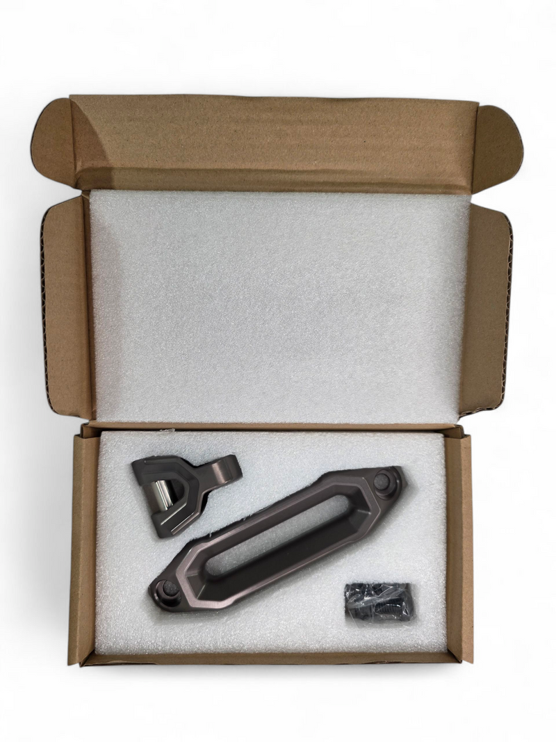 Load image into Gallery viewer, Elektric Offroad Designs UTV Winch Fairlead and Hook (Gunmetal)
