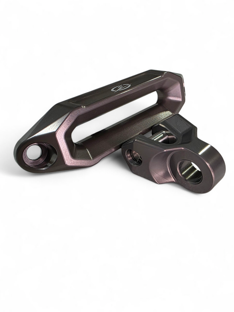 Load image into Gallery viewer, Elektric Offroad Designs UTV Winch Fairlead and Hook (Gunmetal)
