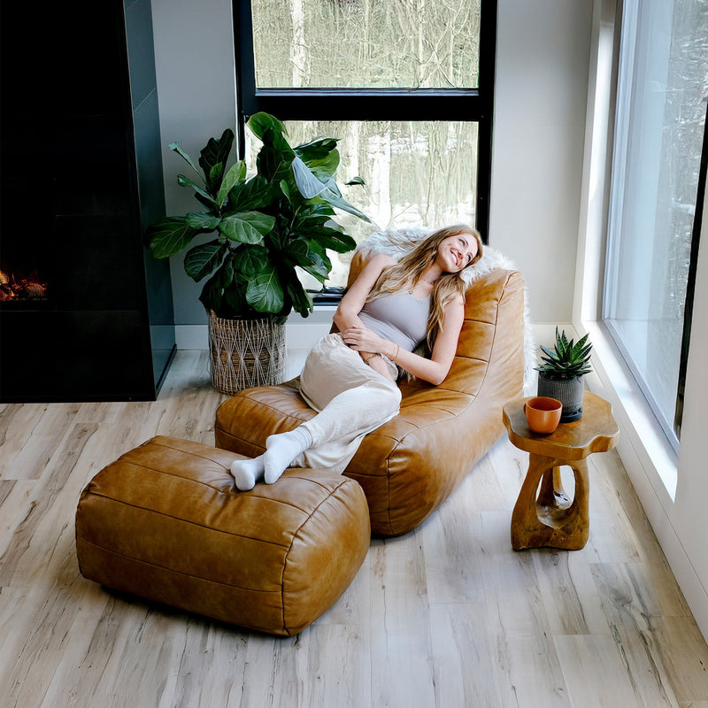 Load image into Gallery viewer, Modora® Lounger and Ottoman Bundle
