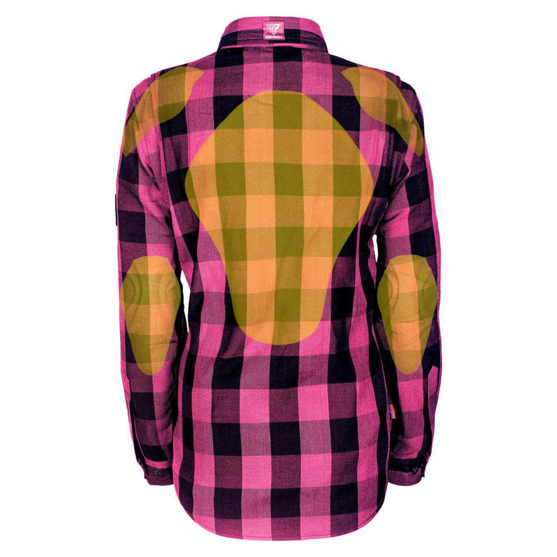 Load image into Gallery viewer, Protective Flannel Shirt for Women - Pink Checkered
