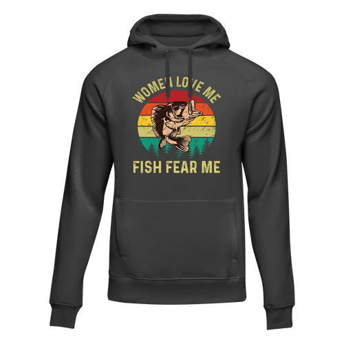 Women Love Me Fish Hate Me Unisex Hoodie