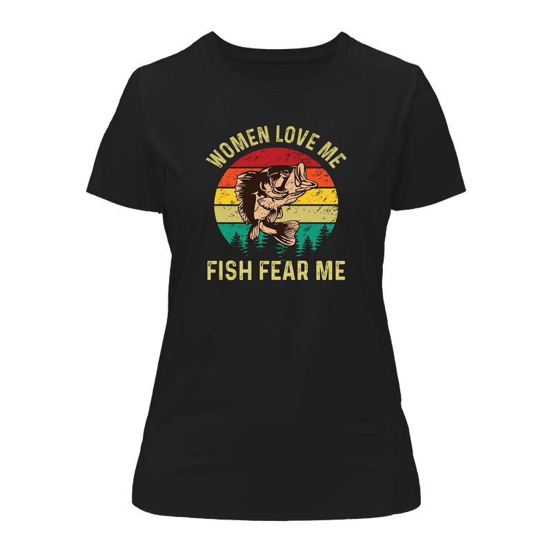 Load image into Gallery viewer, Women Love Me Fish Hate Me T-Shirt for Women
