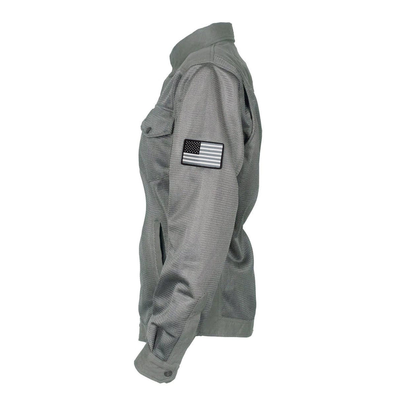 Load image into Gallery viewer, Protective Summer Mesh Shirt for Women - Grey Solid
