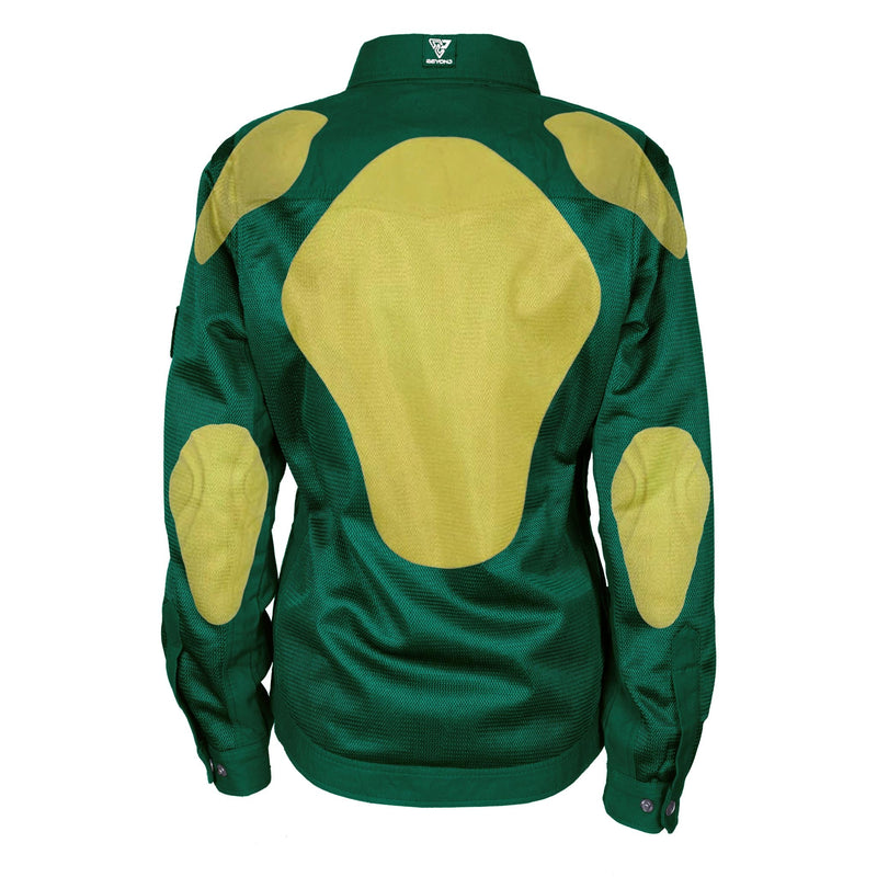 Load image into Gallery viewer, Protective Summer Mesh Shirt for Women - Dark Green Solid
