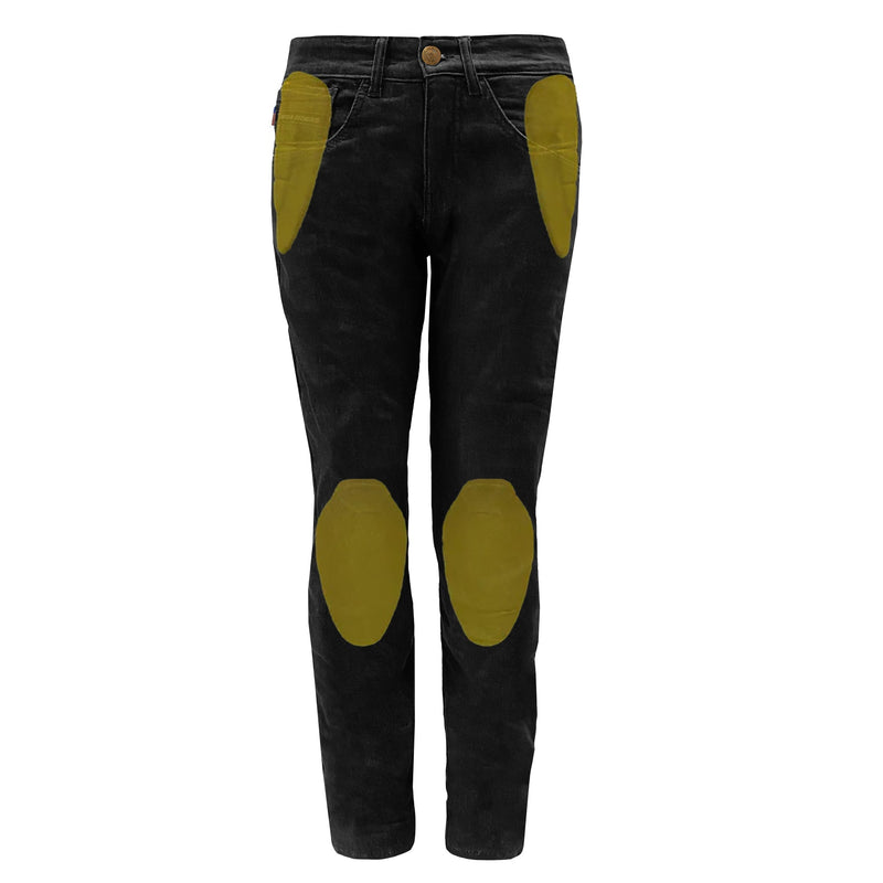 Load image into Gallery viewer, Straight Leg Protective Denim Pants (Jeans) for Women - Black

