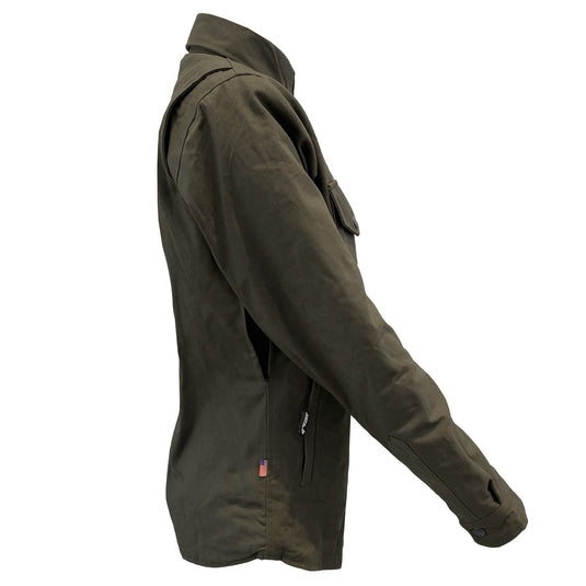 Protective Canvas Jacket for Women - Army Green