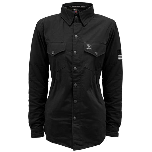 Protective Canvas Jacket for Women - Black