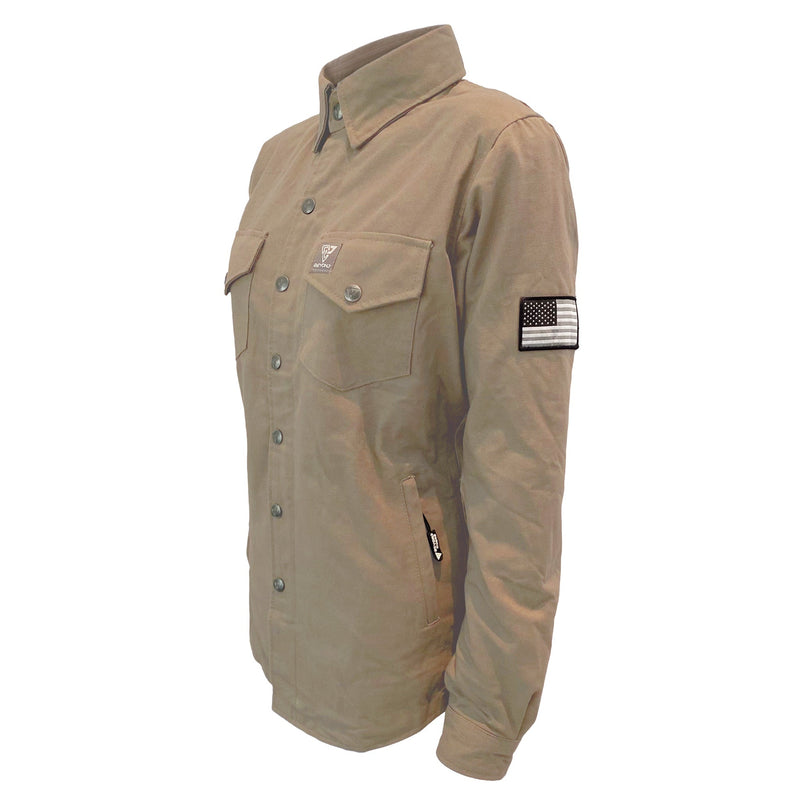 Load image into Gallery viewer, Protective Canvas Jacket for Women - Camel
