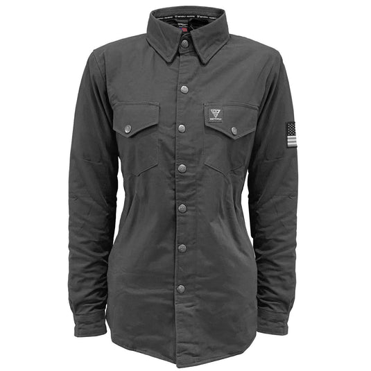 Protective Canvas Jacket for Women - Dark Grey