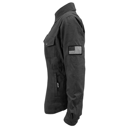 Protective Canvas Jacket for Women - Dark Grey