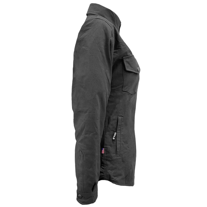Load image into Gallery viewer, Protective Canvas Jacket for Women - Dark Grey
