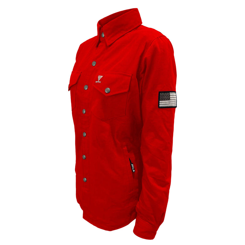 Load image into Gallery viewer, Protective Canvas Jacket for Women - Red
