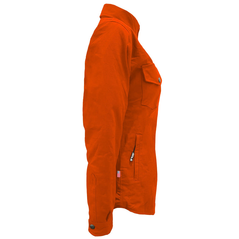 Load image into Gallery viewer, Protective Canvas Jacket for Women - Orange
