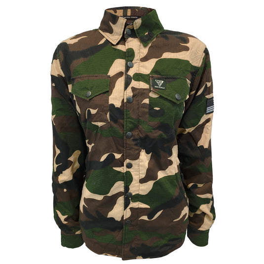 Protective Camouflage Shirt for Women "Knight Hawk" - Dark Color