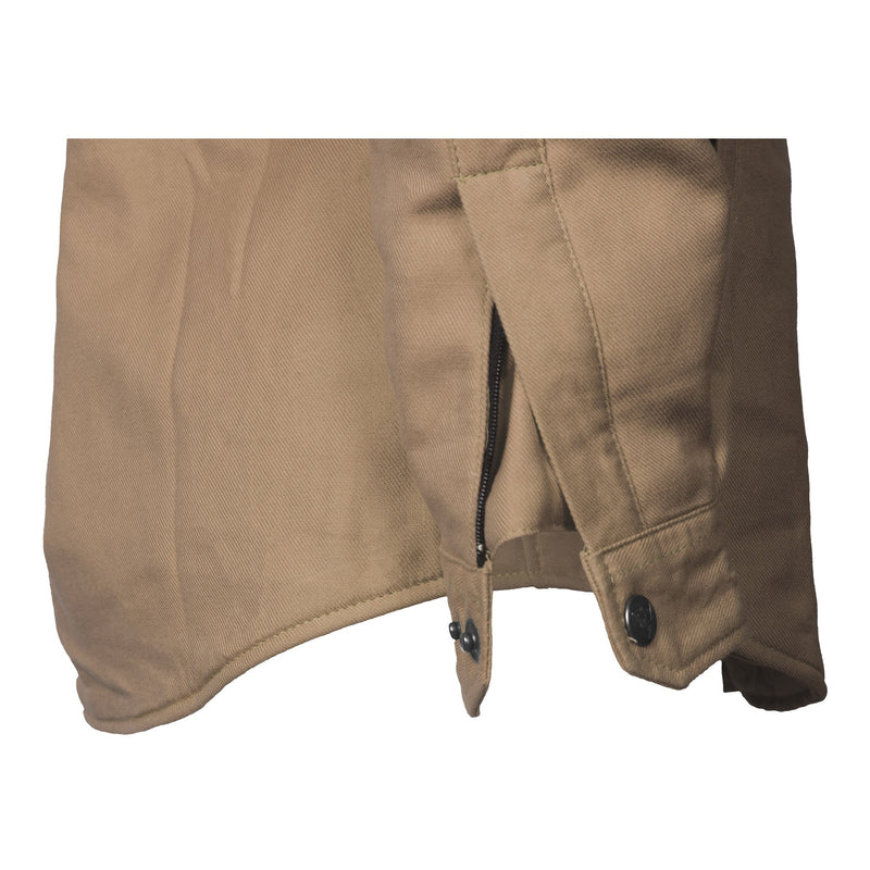 Load image into Gallery viewer, Protective Flannel Shirt for Women - Camel Solid
