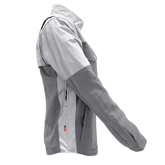 Flannel Reflective Shirt "Twilight Titanium" for Women - Grey