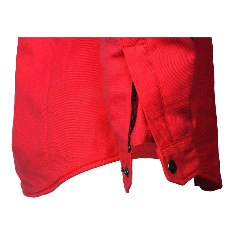 Load image into Gallery viewer, Protective Flannel Shirt for Women - Red Solid
