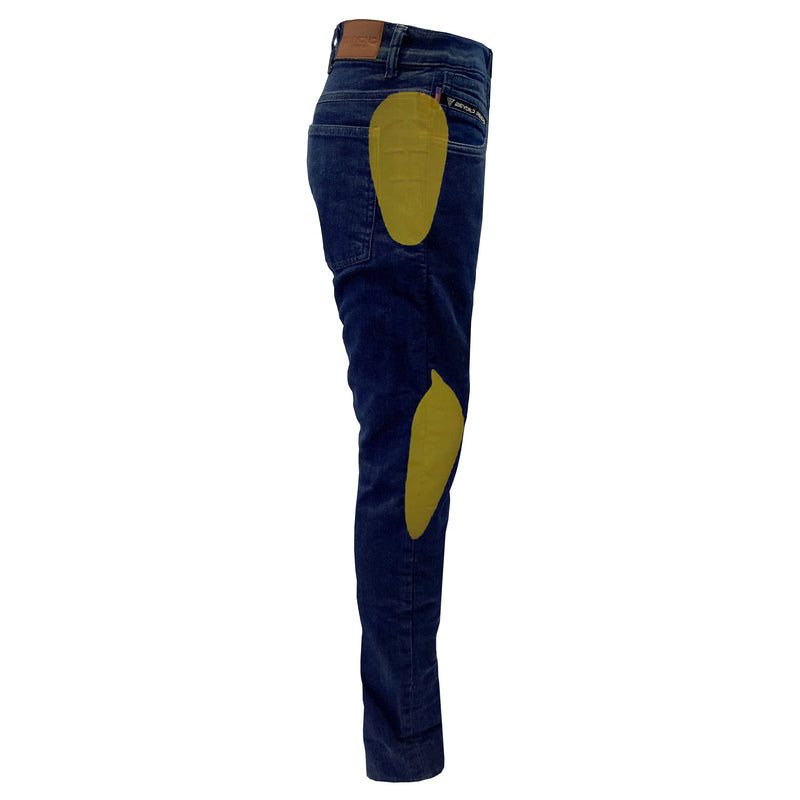 Load image into Gallery viewer, Straight Leg Protective Denim Pants (Jeans) for Women - Indigo Blue

