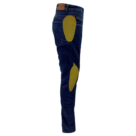 Straight Leg Protective Denim Pants (Jeans) for Women - Indigo Blue