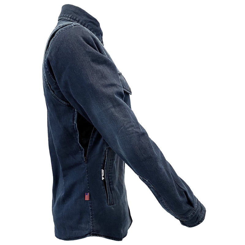 Load image into Gallery viewer, Protective Jeans Jacket for Women - Faded Blue with Pads
