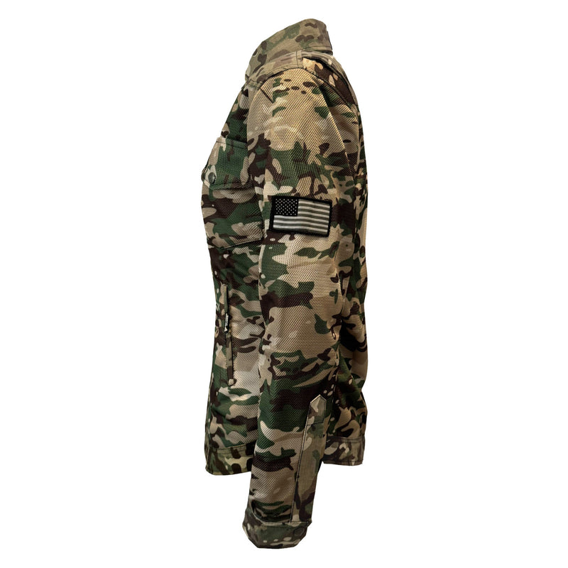 Load image into Gallery viewer, Summer Protective Camouflage Mesh Shirt "Delta Four" for Women
