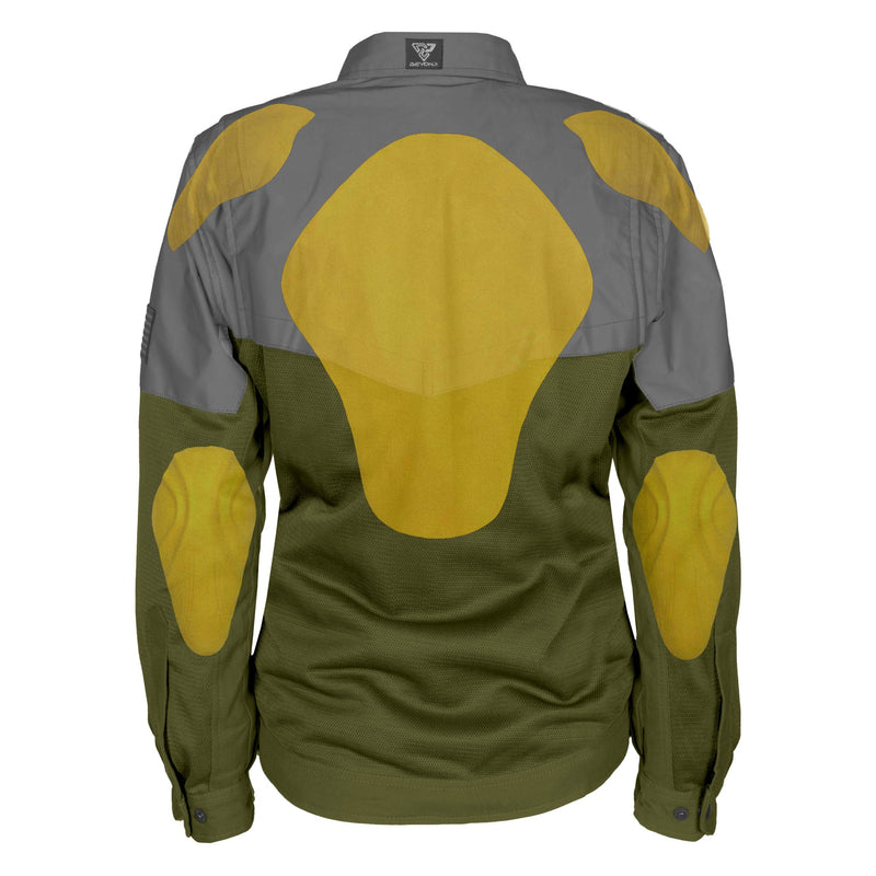 Load image into Gallery viewer, Summer Mesh Reflective Shirt Army Green Nebula for Women
