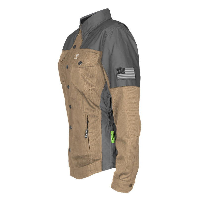 Load image into Gallery viewer, Summer Mesh Reflective Shirt Camel Nebula for Women
