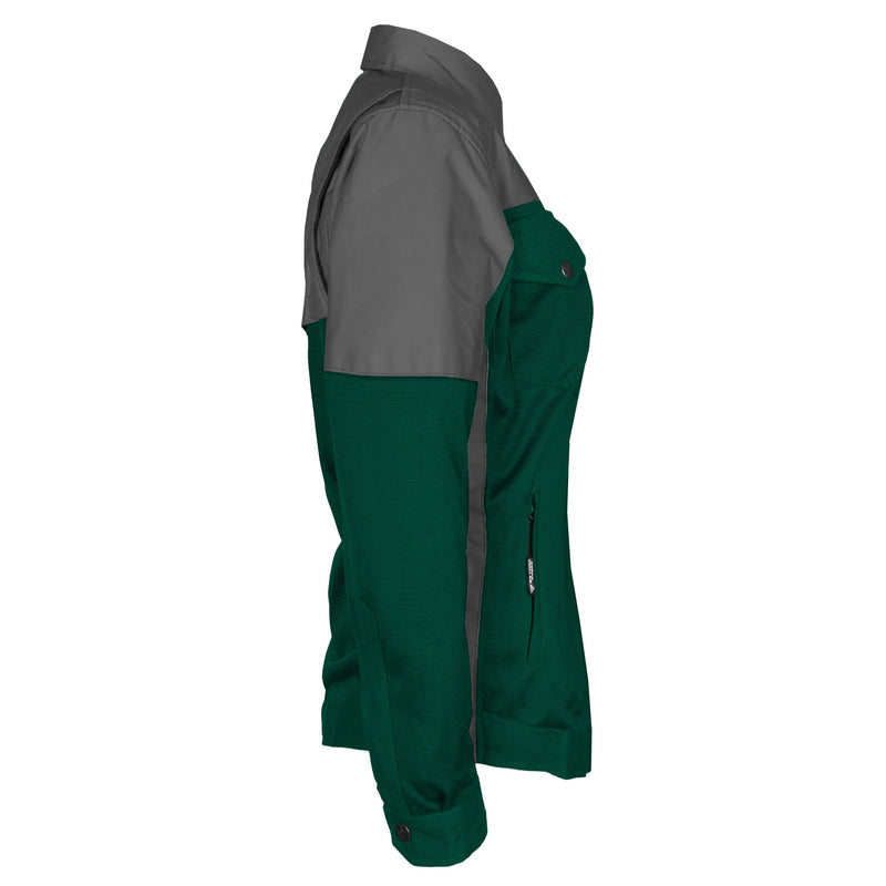Load image into Gallery viewer, Summer Mesh Reflective Shirt Dark Green Nebula for Women
