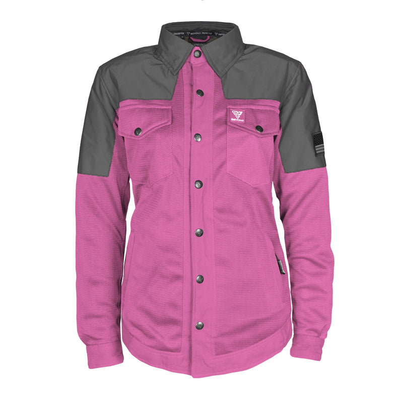 Load image into Gallery viewer, Summer Mesh Reflective Shirt Pink Nebula for Women
