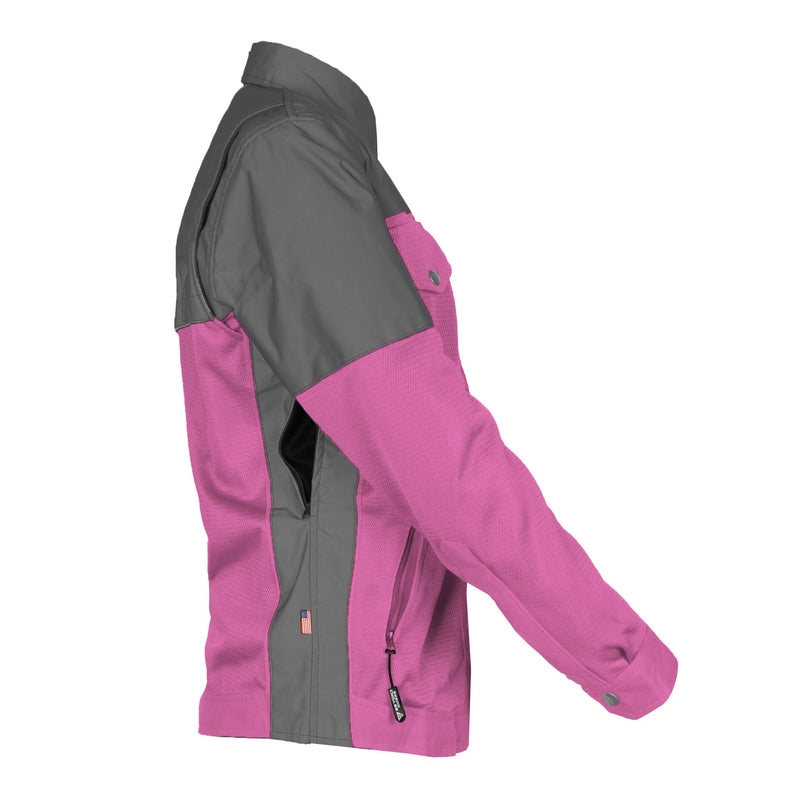 Load image into Gallery viewer, Summer Mesh Reflective Shirt Pink Nebula for Women
