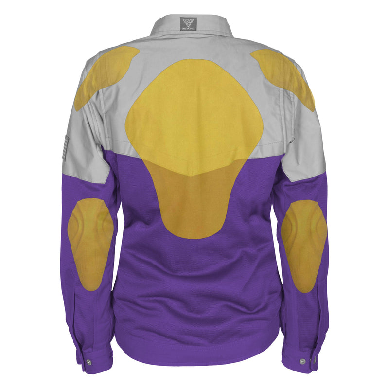 Load image into Gallery viewer, Summer Mesh Reflective Shirt Purple Eclipse for Women
