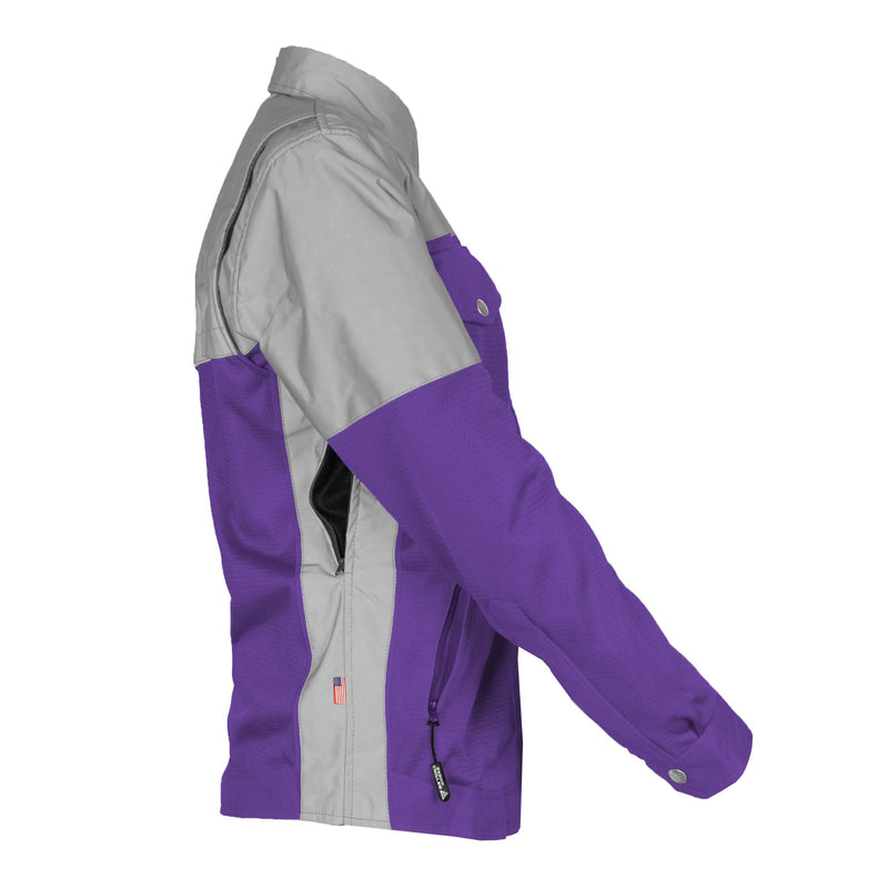 Load image into Gallery viewer, Summer Mesh Reflective Shirt Purple Eclipse for Women
