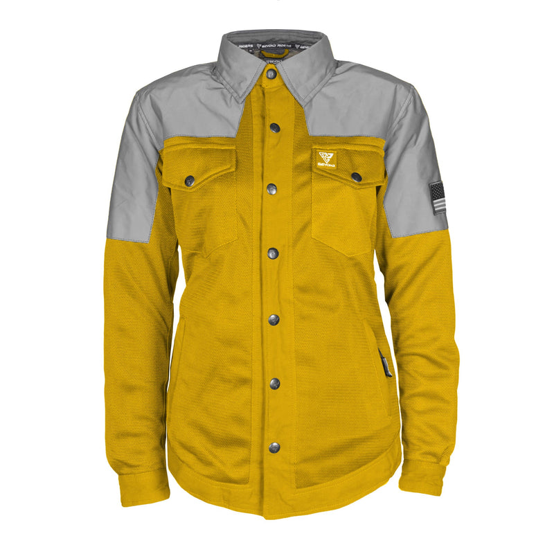 Load image into Gallery viewer, Summer Mesh Reflective Shirt Yellow Eclipse for Women
