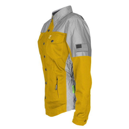 Summer Mesh Reflective Shirt Yellow Eclipse for Women