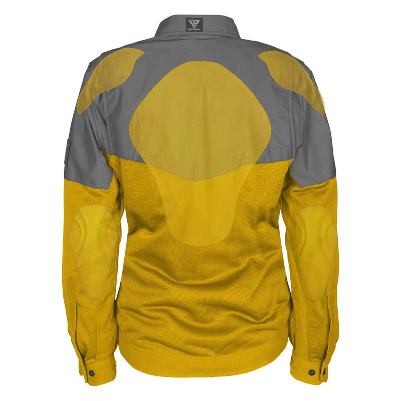 Load image into Gallery viewer, Summer Mesh Reflective Shirt Yellow Nebula for Women
