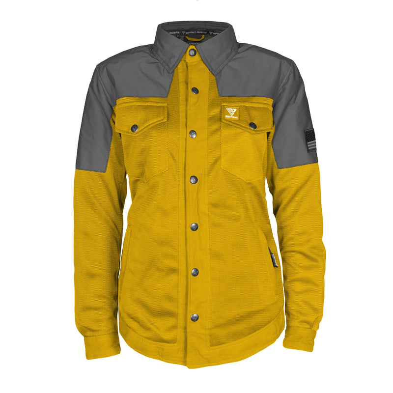 Load image into Gallery viewer, Summer Mesh Reflective Shirt Yellow Nebula for Women
